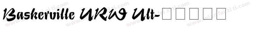 Baskerville URW Ult字体转换